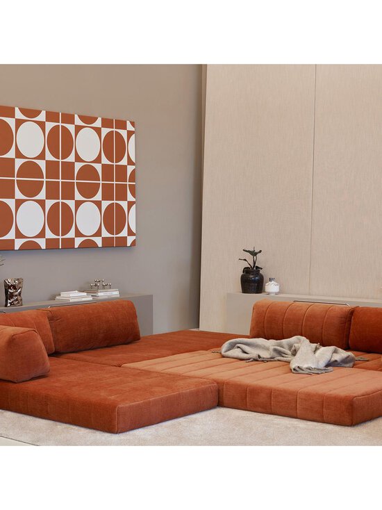 Innovation Living - CozyPad-vuodesohva Taura-kangas 359 cappuccino 312 x 208 cm / käsinojilla - BROWN | Stockmann - photo 13
