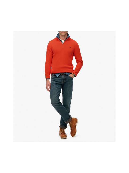 Superdry - Henley-puuvillaneule - 03M ORANGE - photo 4 Superdry - Henley-puuvillaneule - 03M ORANGE | Stockmann - photo 4