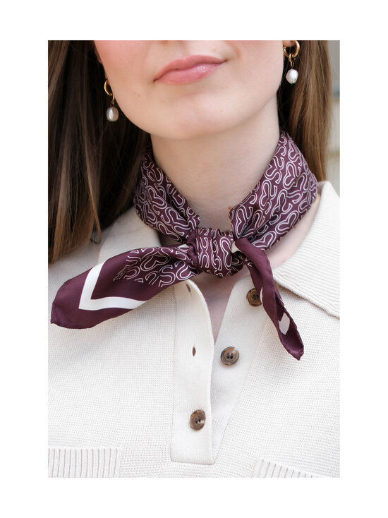 Sauso - Crystal-silkkihuivi - DEEP WINE | Stockmann - photo 3