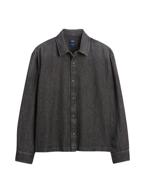 GAP - Boxy Fit džinsa krekls - WASHED BLACK | Stockmann - photo 1