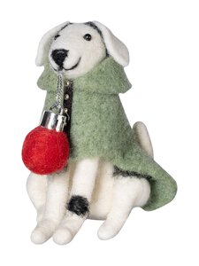 Pentik - Nöpö Dog -joulukuusenkoriste - WHITE | Stockmann