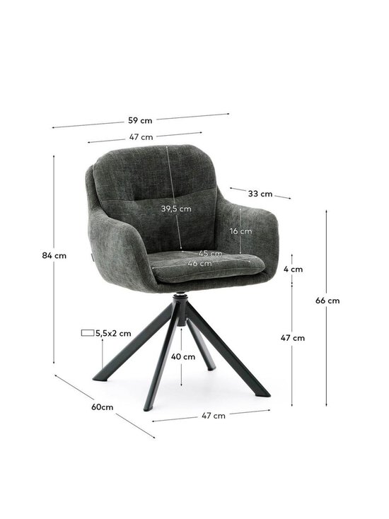 Kave Home - Lexa-tuoli - VIHREÄ | Stockmann - photo 12