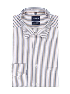 Olymp - Stripes Modern Fit -kauluspaita - 27 NOUGAT | Stockmann