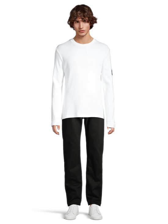Calvin Klein Jeans - Badge Waffle -puuvillaneule - YAF BRIGHT WHITE - photo 2 Calvin Klein Jeans - Badge Waffle -puuvillaneule - YAF BRIGHT WHITE | Stockmann - photo 2