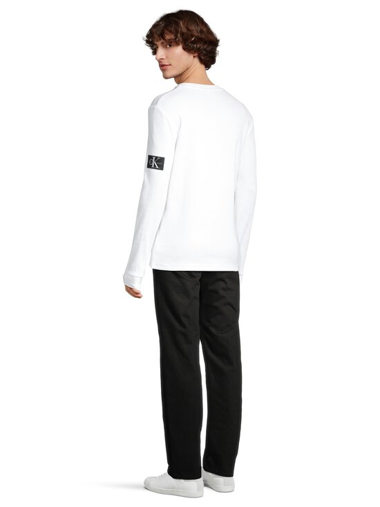 Calvin Klein Jeans - Badge Waffle -puuvillaneule - YAF BRIGHT WHITE - photo 4 Calvin Klein Jeans - Badge Waffle -puuvillaneule - YAF BRIGHT WHITE | Stockmann - photo 4