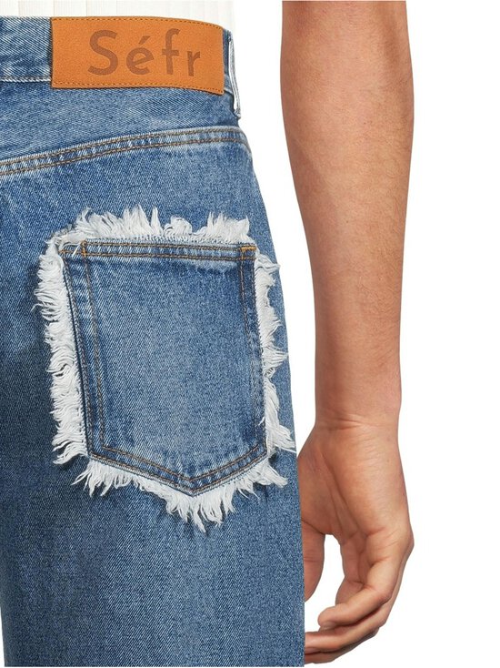 Séfr - Frayed Cut -farkut - DARK RIVER BLUE | Stockmann - photo 5