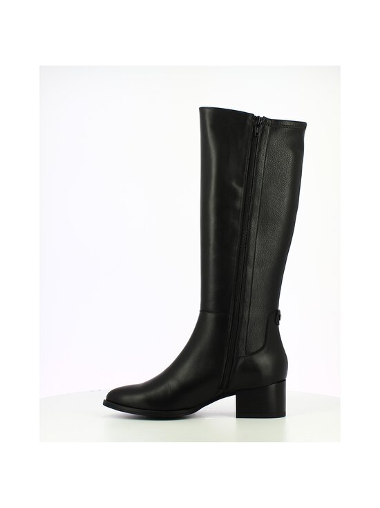 Wonders - Tall Boot Stretch Back -nahkasaappaat - ISY NEGRO/ JUNEAU NEGRO | Stockmann - photo 2
