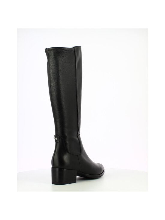 Wonders - Tall Boot Stretch Back -nahkasaappaat - ISY NEGRO/ JUNEAU NEGRO | Stockmann - photo 4