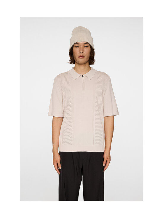 J.Lindeberg - Remy Structure Zip adīts polo krekls - U029 MOONBEAM | Stockmann - photo 2