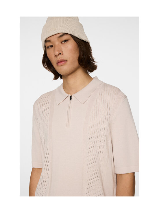 J.Lindeberg - Remy Structure Zip adīts polo krekls - U029 MOONBEAM | Stockmann - photo 5