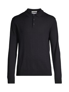 ESSENTIALS by Stockmann - Emmett Polocollar merīnvilnas džemperis - MIDNIGHT BLUE 51047 | Stockmann