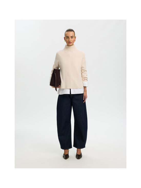 Selected - SlwCille Cashmere Blend -neulepusero - SNOW WHITE | Stockmann - photo 4