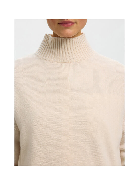 Selected - SlwCille Cashmere Blend -neulepusero - SNOW WHITE | Stockmann - photo 5
