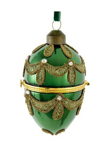 Shishi - Jõuluehe Opening Egg Shiny 11 cm - GREEN | Stockmann