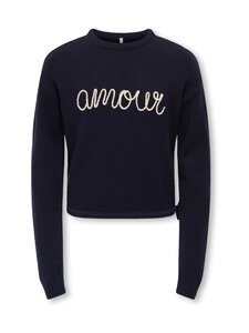 KIDS ONLY - KogKatia Text adīts džemperis - NIGHT SKY DETAIL:WHITECAY GRAY KIDS ONLY - KogKatia Text adīts džemperis - NIGHT SKY DETAIL:WHITECAY GRAY | Stockmann