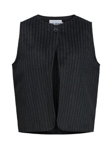 Object - Vest ObjPaola - BLACK STRIPES:GUNMETAL | Stockmann