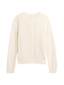 GAP - Classic Cotton Crew -palmikkoneule - IVORY FROST | Stockmann