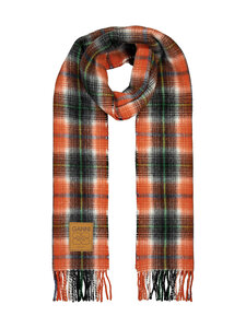 Ganni - Compact Checks -villahuivi - 316 RUSSET ORANGE | Stockmann