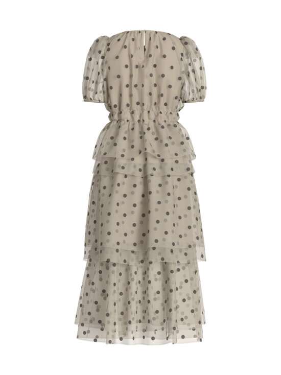Vila - Vivane O-Neck -midimekko - BIRCH AOP:BLACK DOTS | Stockmann - photo 2