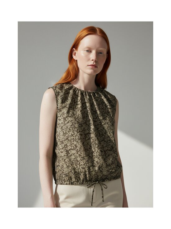 Marc O'Polo - Hihaton pusero - 3058 DARK GREEN_MULTI_01 | Stockmann - photo 6
