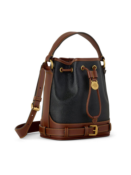 Mulberry - Small Scotchgrain Bucket -laukku - A340 BLACK-COGNAC | Stockmann - photo 3