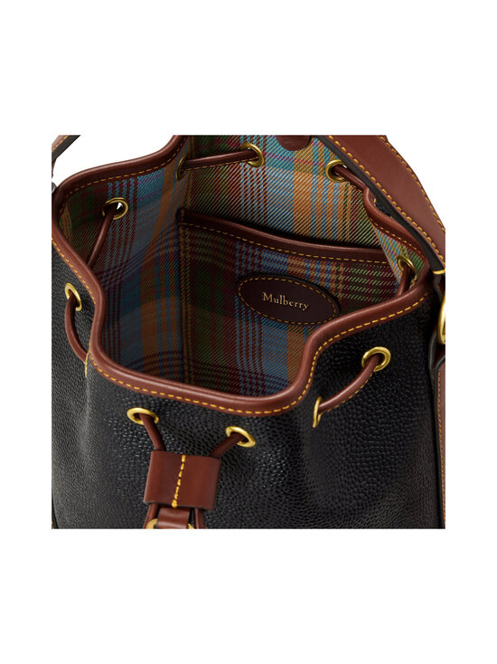 Mulberry - Small Scotchgrain Bucket -laukku - A340 BLACK-COGNAC | Stockmann - photo 5