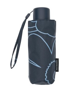 Marimekko - Piirto Unikko Mini Manual -sateenvarjo - 550 DARK BLUE, LIGHT BLUE | Stockmann