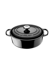 Le Creuset - Signature-pata, ovaali 4,1 l - MUSTA Le Creuset - Signature-pata, ovaali 4,1 l - MUSTA | Stockmann