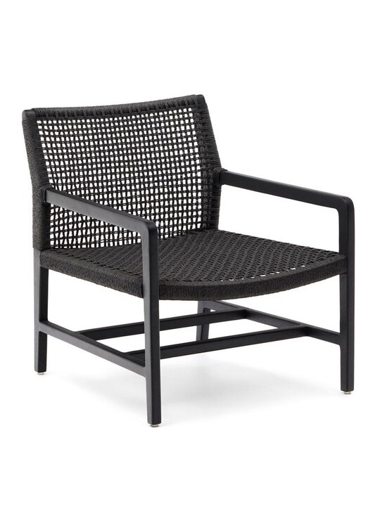 Kave Home - Sabolla-nojatuoli musta tiikki - BLACK | Stockmann - photo 1