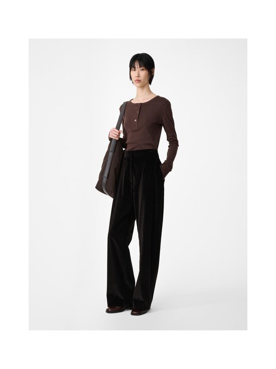 Studio Nicholson - Grange Relaxed Curved Leg -housut - ESPRESSO | Stockmann - photo 6
