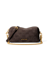 Michael Michael Kors - Bryant Small Soft Crossbody -ketjullinen laukku - 251 CHOCOLATE | Stockmann