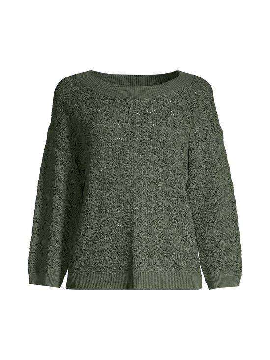 NOOM - Kampsun Madelyn Crochet - KHAKI GREEN SOLID | Stockmann - photo 1