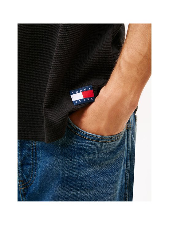 Tommy Jeans - Regular Waffle t-krekls - BDS BLACK | Stockmann - photo 4