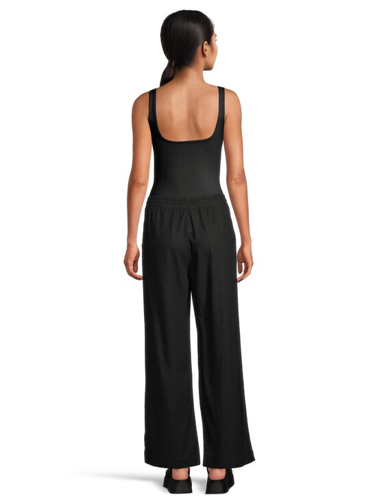 Freequent - Lava-pellavasekoitehousut - BLACK | Stockmann - photo 4