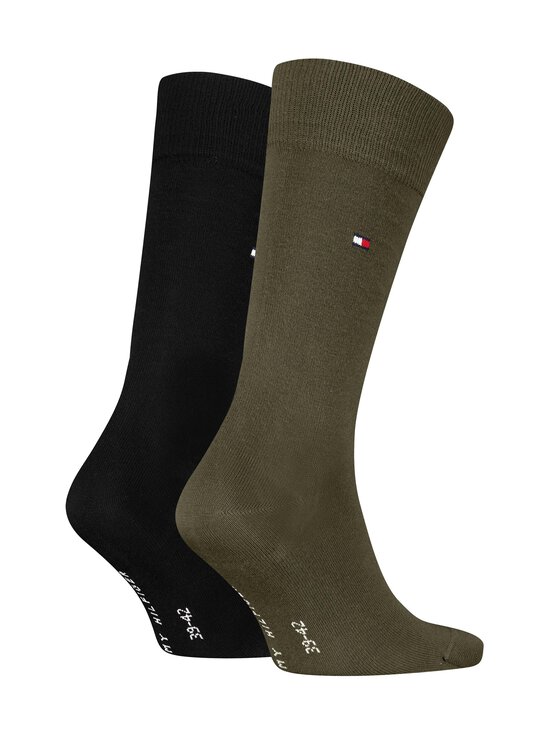Tommy Hilfiger - Sokid TH Men Classic, 2 paari - 142 ARMY GREEN - photo 2 Tommy Hilfiger - Sokid TH Men Classic, 2 paari - 142 ARMY GREEN | Stockmann - photo 2