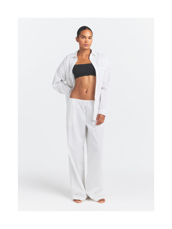 SKIMS - Cotton Poplin Sleep Oversized Set -pyjama - ONYX DOT PRINT | Stockmann - photo 4