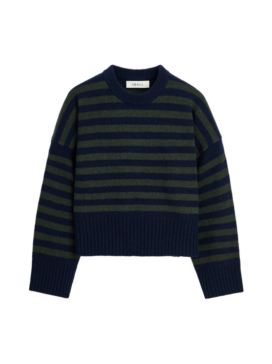 Skall Studio - Campa-neulepusero - NAVY/DARK GREEN STRIPE | Stockmann - photo 1