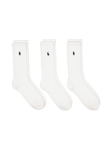 Polo Ralph Lauren - Crew-sukat 3-pack - WHITE Polo Ralph Lauren - Crew-sukat 3-pack - WHITE | Stockmann