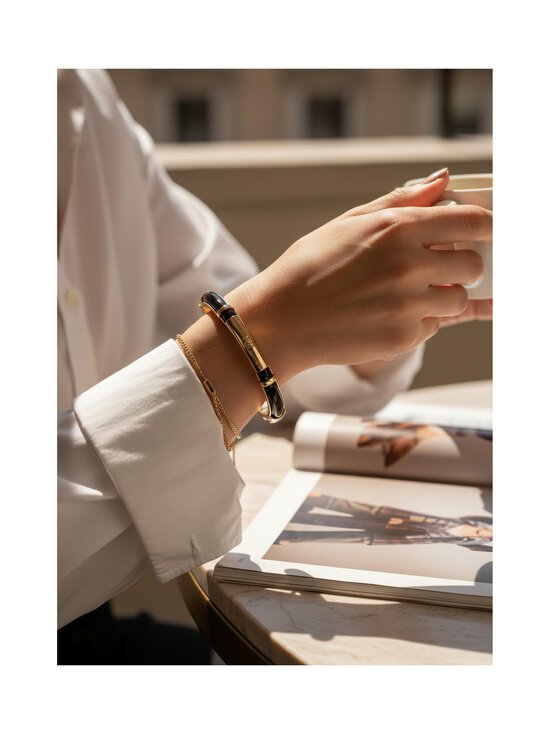 Lauren Ralph Lauren - Park Row Logo rokassprādze - GLD/JET | Stockmann - photo 1