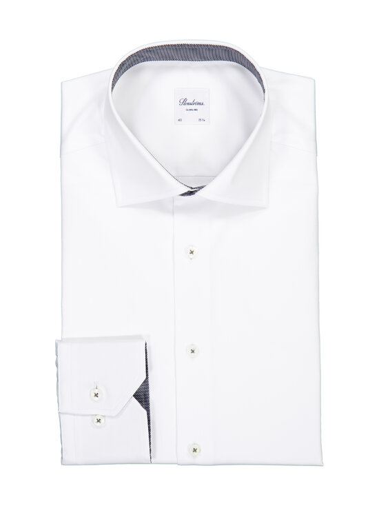 Stenströms - Slimline Contrast -kauluspaita - 000 WHITE | Stockmann - photo 1