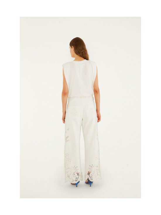 Farm Rio - Boho Beauty Richelieu -housut - L0025 OFF-WHITE | Stockmann - photo 2