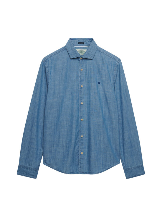 Superdry - Essentials Chambray -kauluspaita - BIU WASHED INDIGO | Stockmann - photo 1