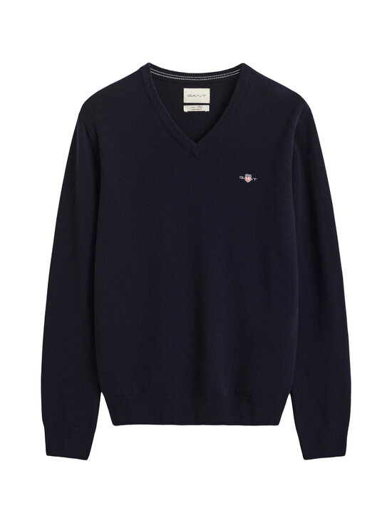 GANT - Kampsun Superfine Lambswool V-neck - 410 MARINE | Stockmann - photo 1