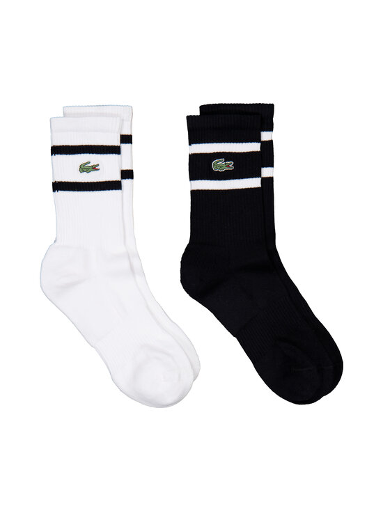 Lacoste - Crew zeķes, 2 pāru komplekts - 258 BLACK/WHITE | Stockmann - photo 1