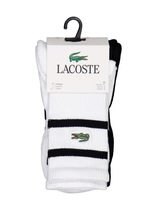 Lacoste - Crew zeķes, 2 pāru komplekts - 258 BLACK/WHITE | Stockmann - photo 3