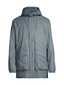 Rains - Lohja Long Insulated Cargo W3T2 - topattu sadetakki - LAGOON | Stockmann