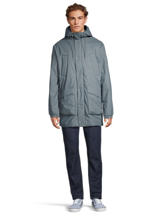 Rains - Lohja Long Insulated Cargo W3T2 - topattu sadetakki - LAGOON | Stockmann - photo 2