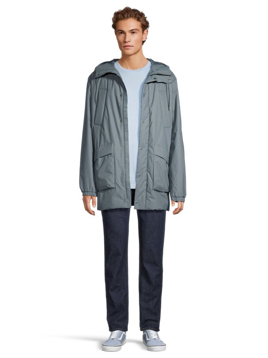 Rains - Lohja Long Insulated Cargo W3T2 - topattu sadetakki - LAGOON | Stockmann - photo 4