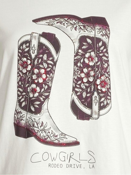 rich & royal - Elegant Fit Cow Girl t-paita - PEARL WHITE 113 - photo 4 rich & royal - Elegant Fit Cow Girl t-paita - PEARL WHITE 113 | Stockmann - photo 4