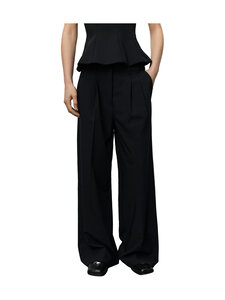 Sofie Schnoor - Alessandrasw Wide -housut - 1000 BLACK | Stockmann